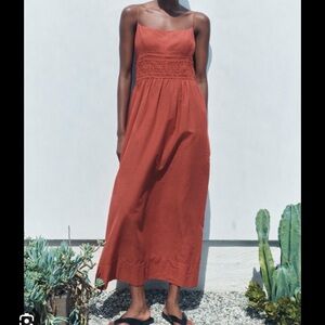 Zara Rust Maxi Dress (1 day sale!)